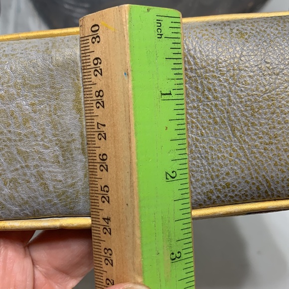 Hand painted crossbody gray abstract - Picture 14 of 17